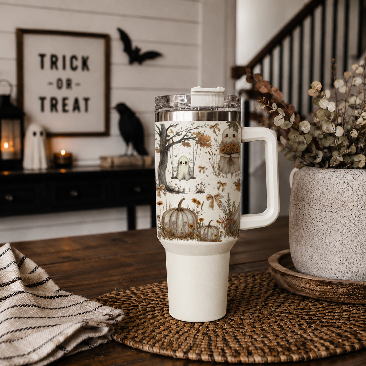 Boho Spooks 40 oz Insulated Tumbler