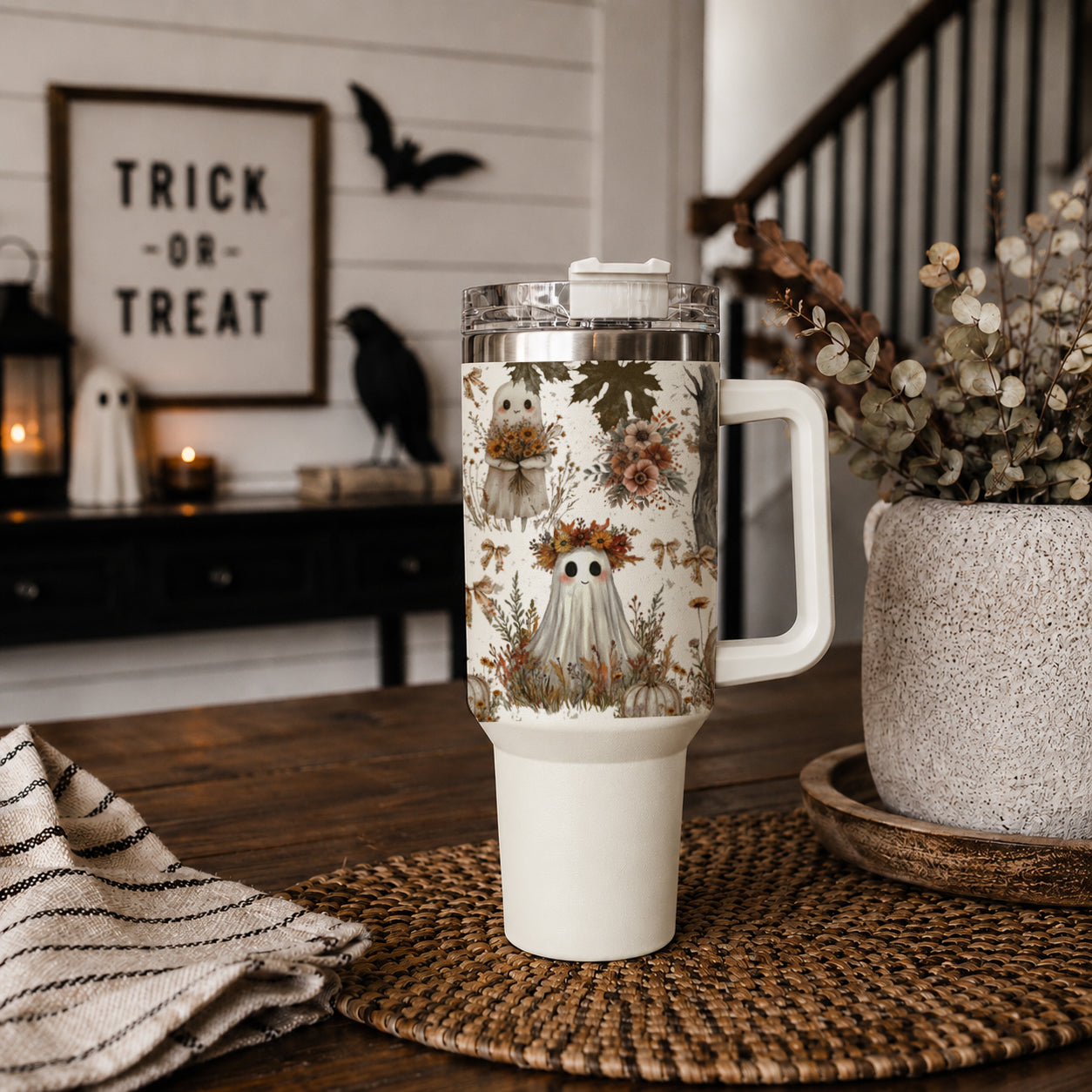 Boho Spooks 40 oz Insulated Tumbler