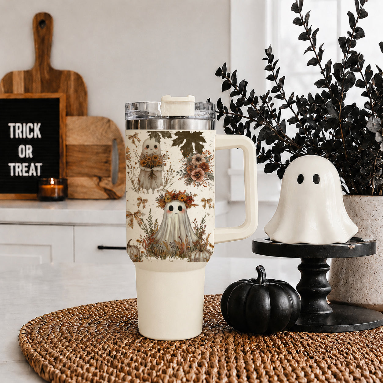 Boho Spooks 40 oz Insulated Tumbler