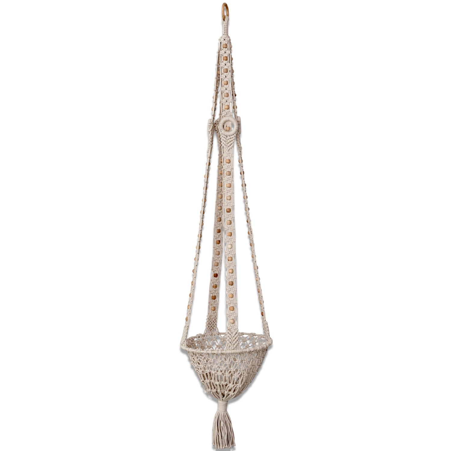 Cotton macrame plant hanger