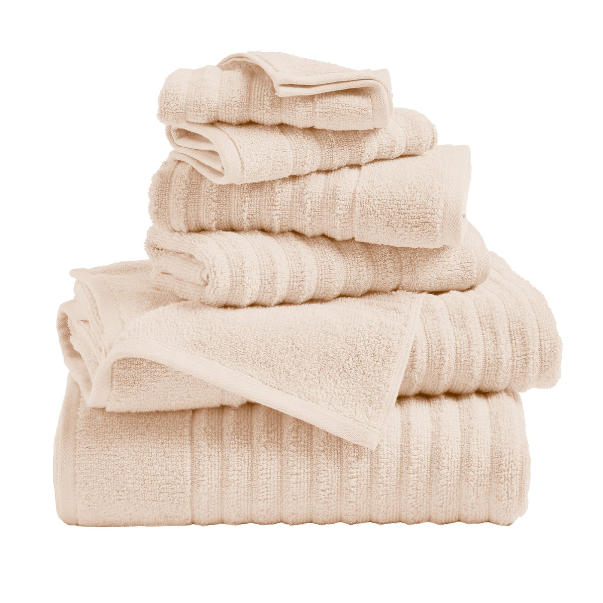 Karina Ribbed Combed Cotton Towel Collection