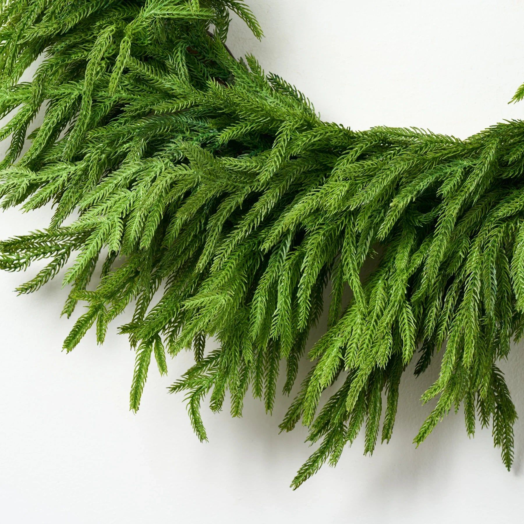 Norfolk pine Christmas wreath
