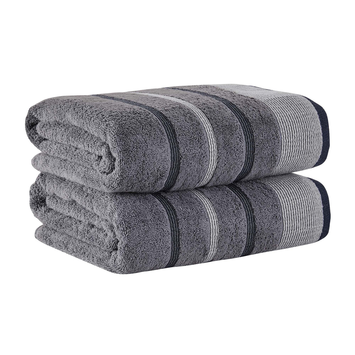 Noelle Decorative Stripe Cotton Towel Collection