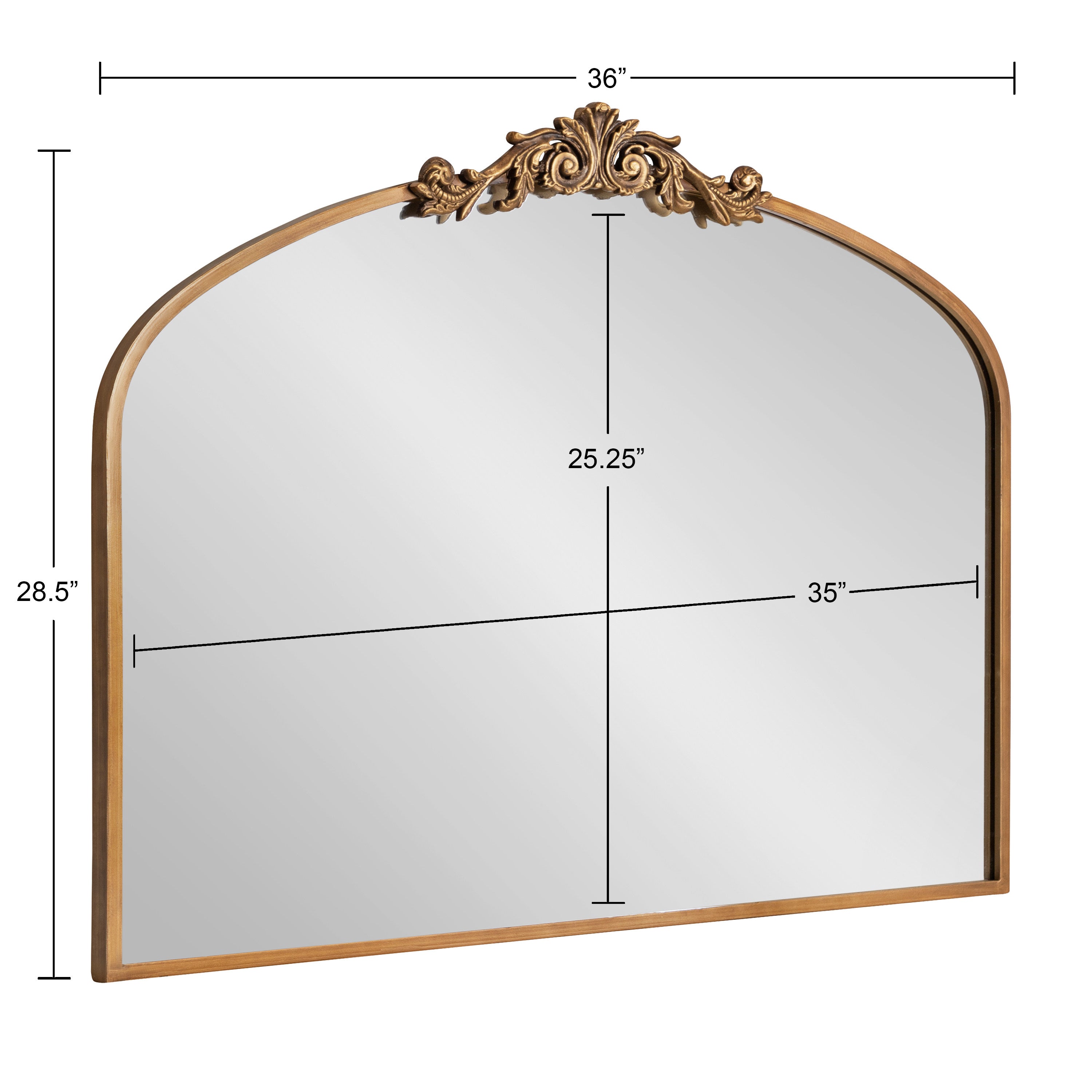 Arendahl Traditional Arch Mirror – alternate product view