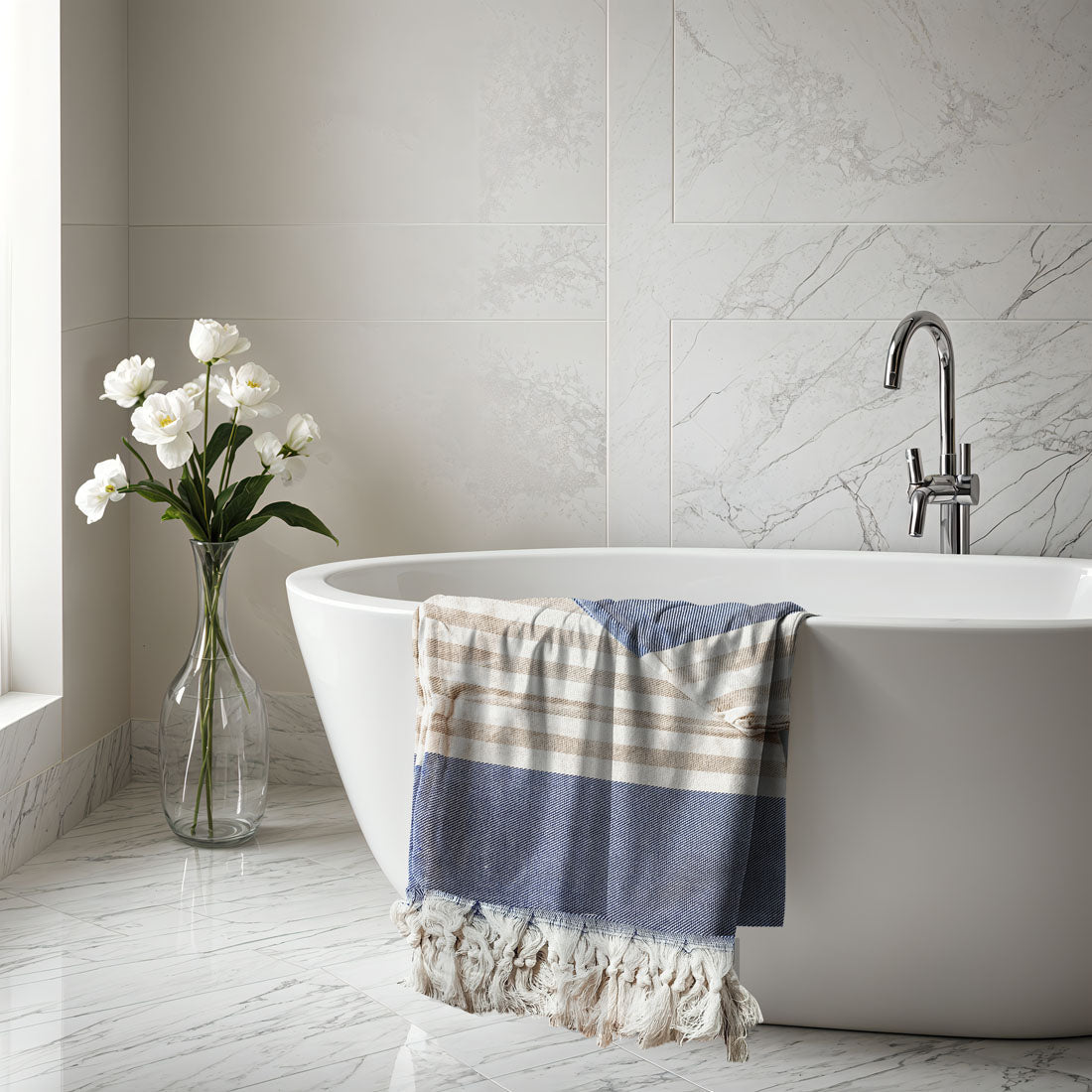 Mediterranean Turkish Cotton Towel — 180 GSM
