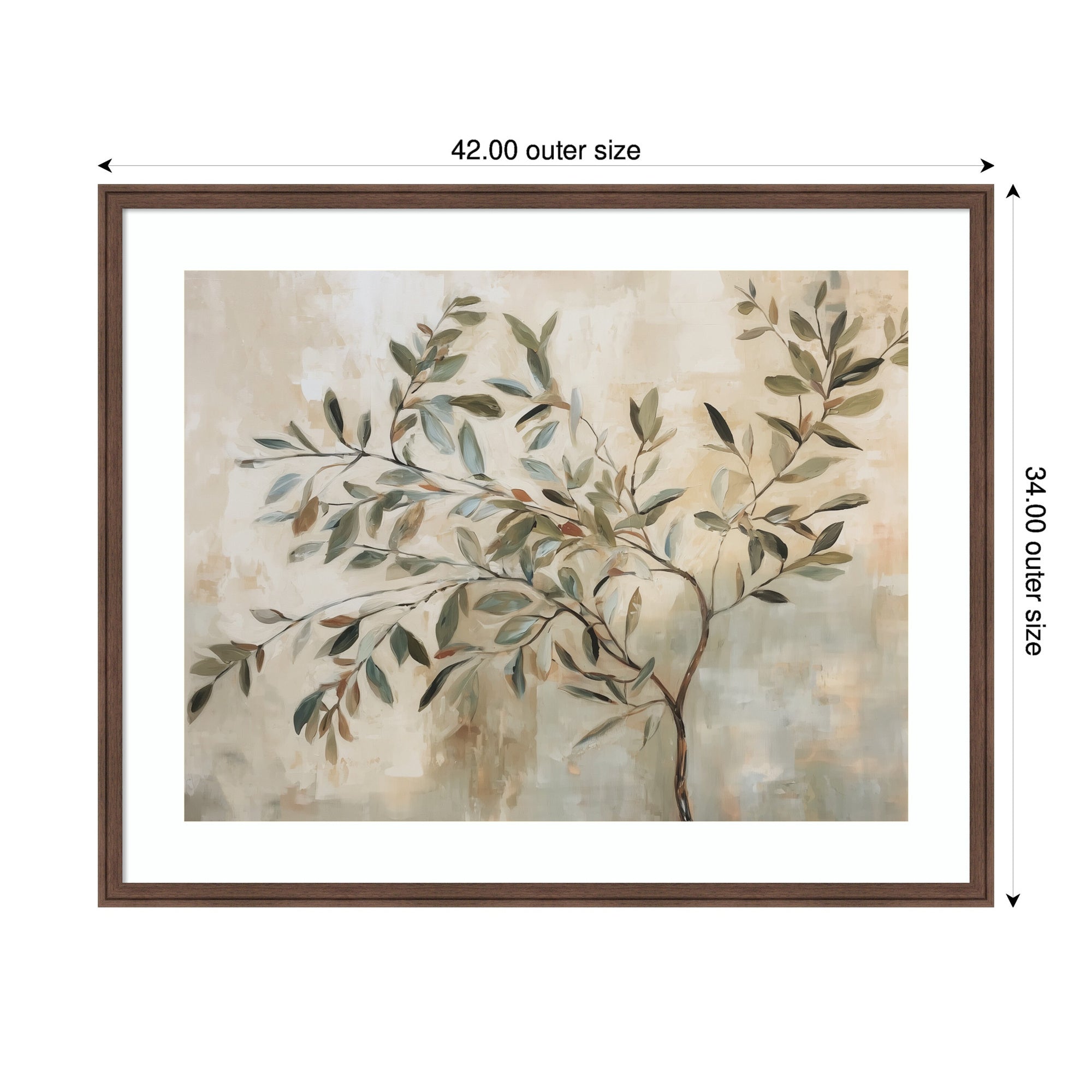 Olive Tree Abstract No. 31 Framed Wall Art Print