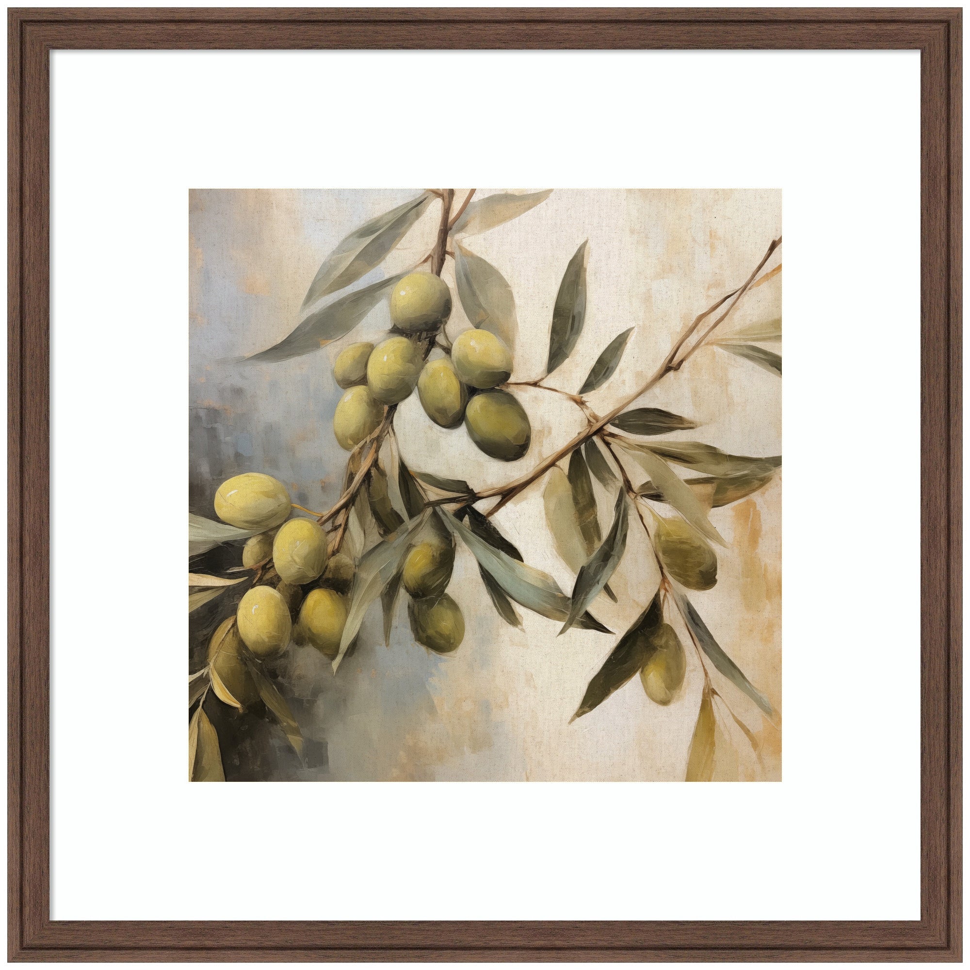 Olive Tree Framed Wall Art Print
