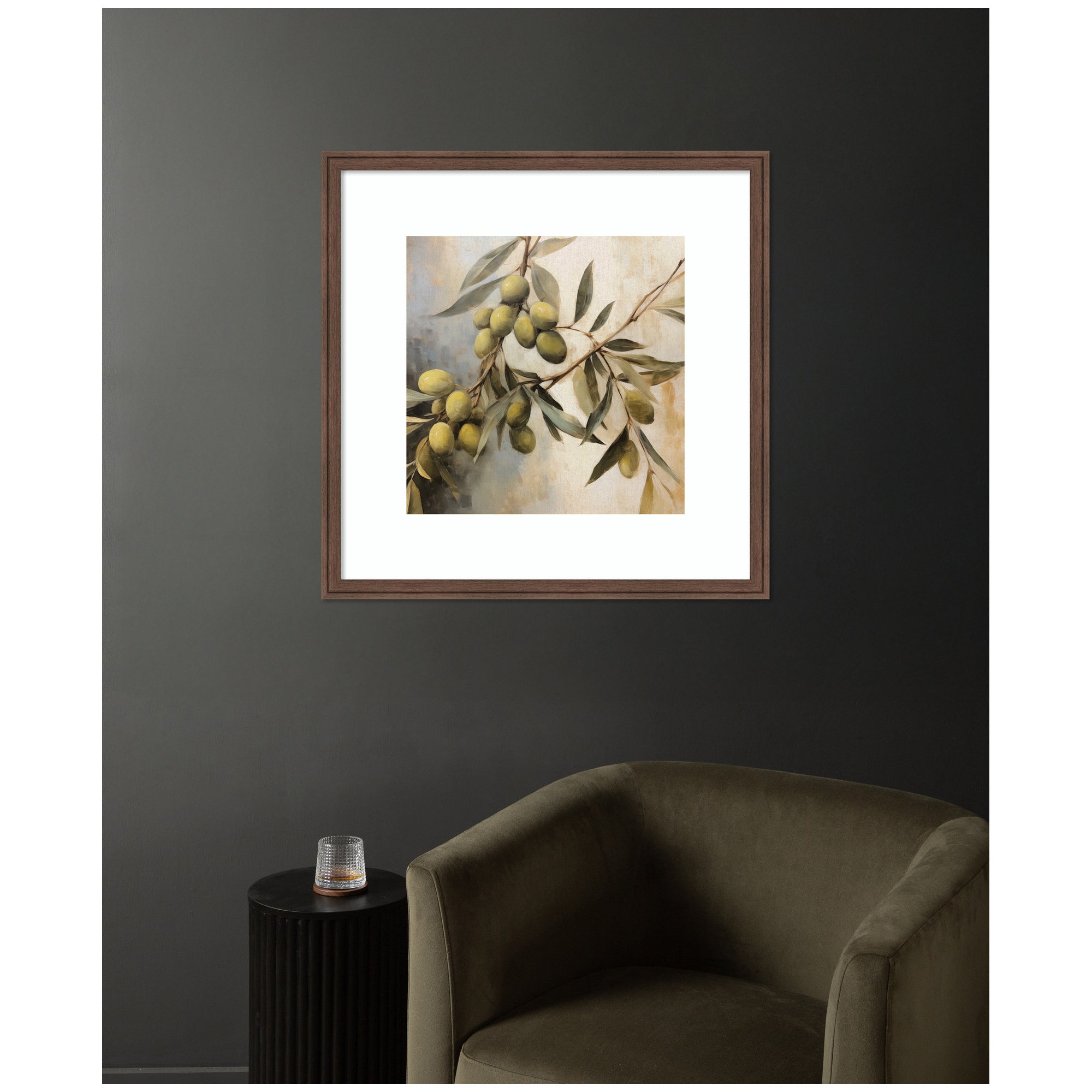 Olive Tree Framed Wall Art Print