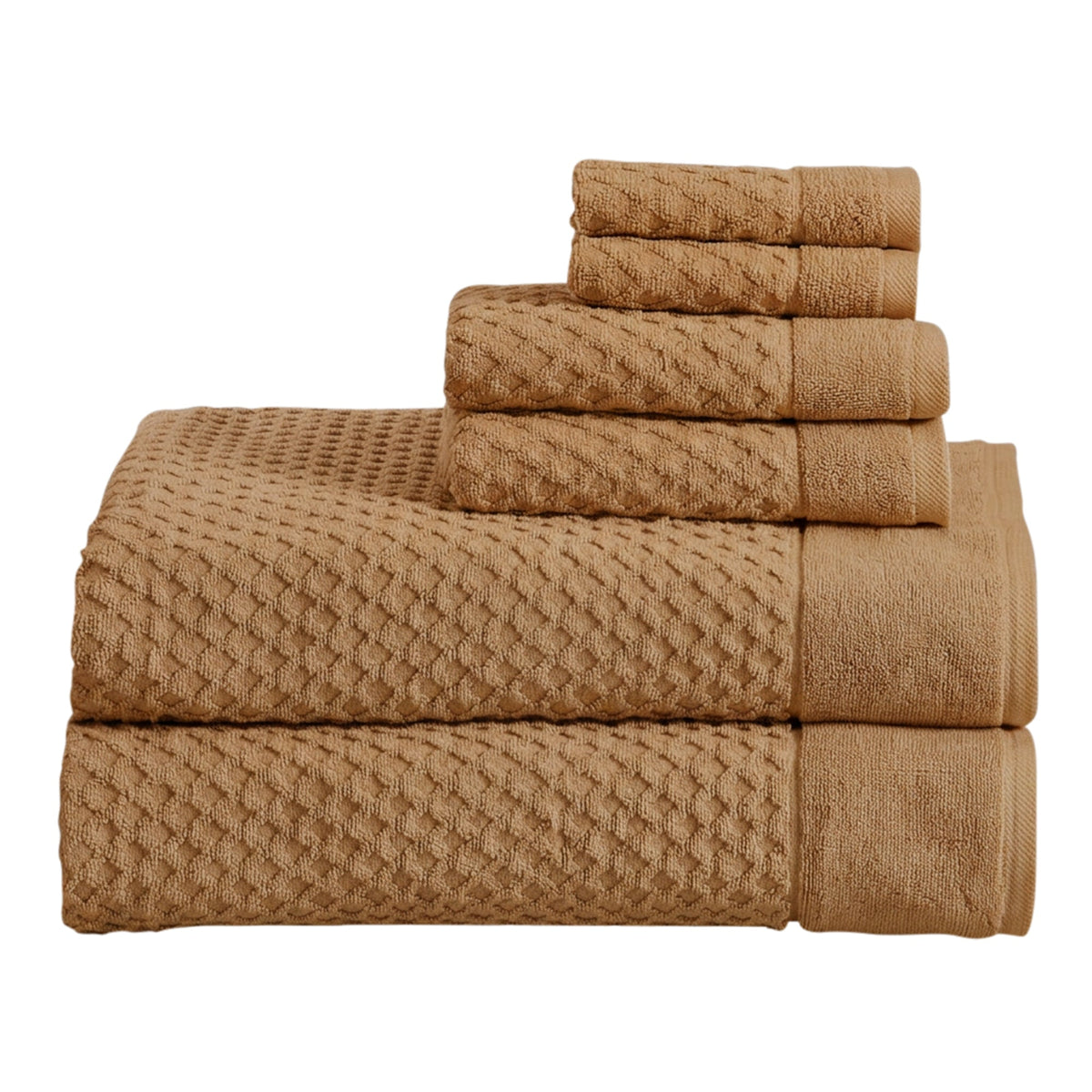 Grayson Cotton Diamond Waffle Towel Collection