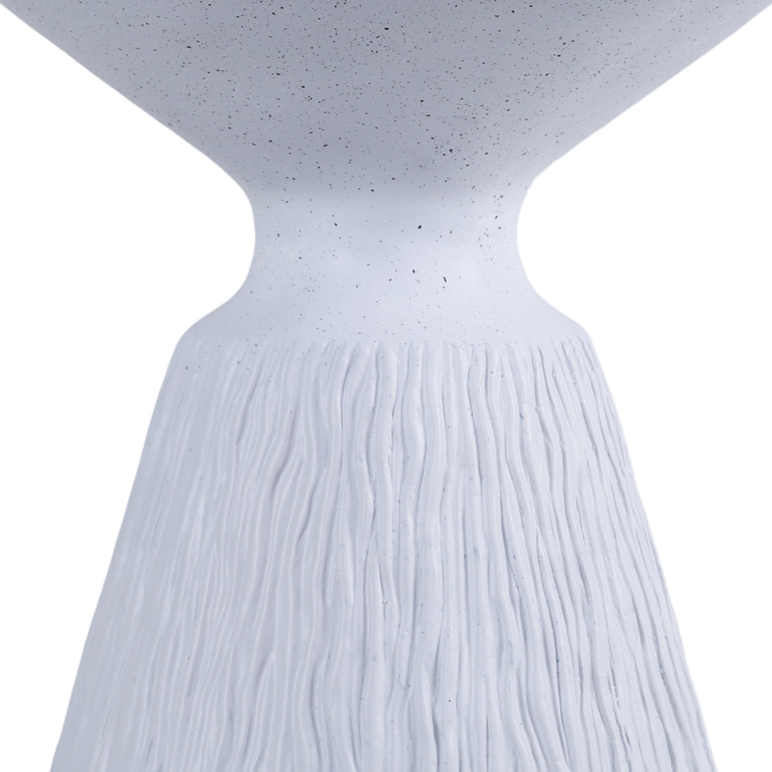 Modern Cement-Look Outdoor End Table