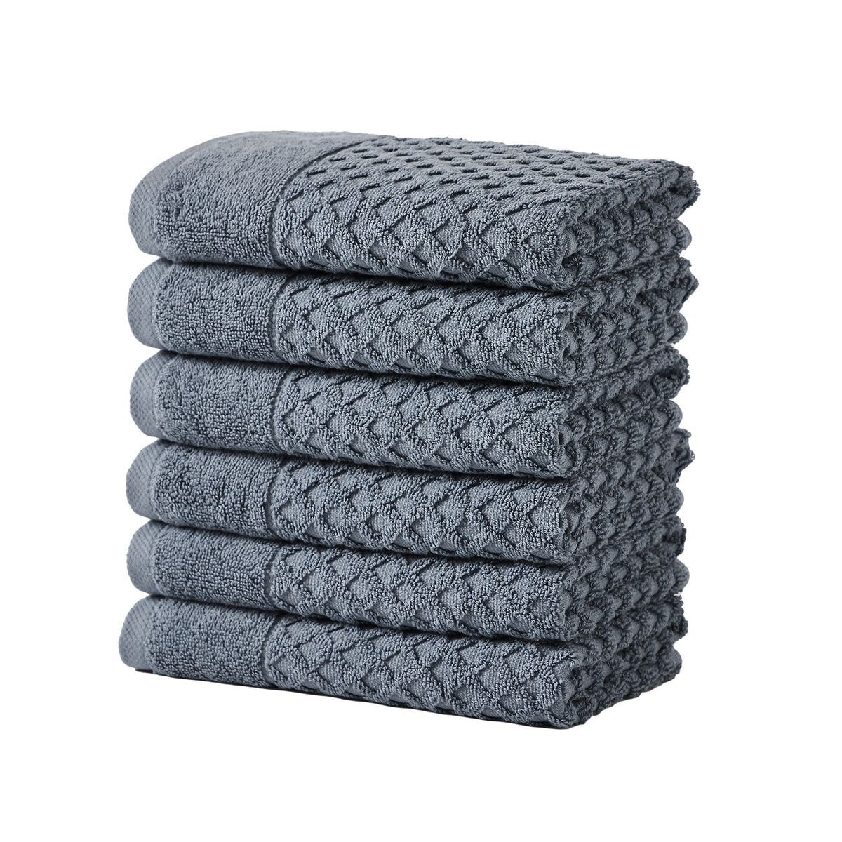 Grayson Cotton Diamond Waffle Towel Collection
