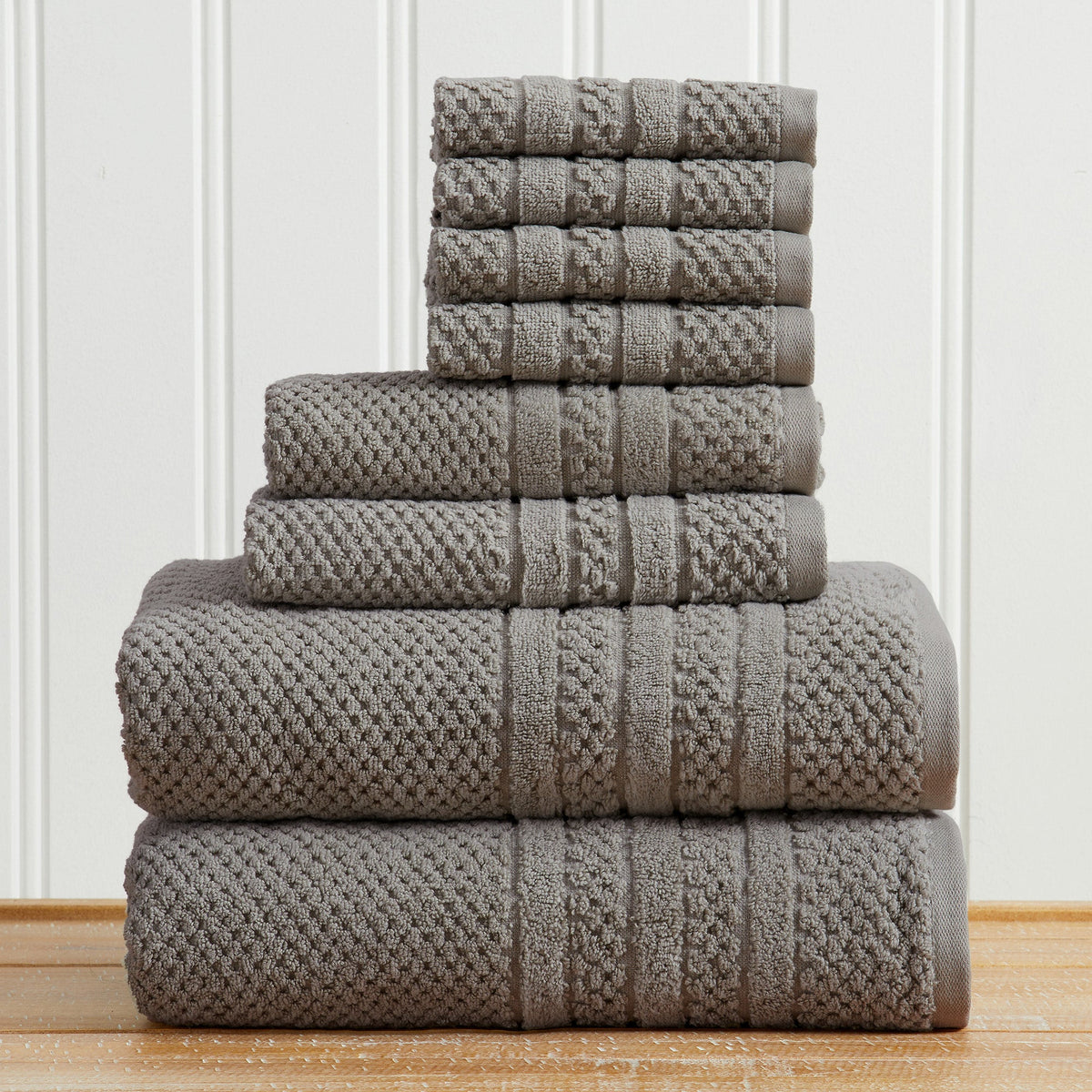 Giuliana Cotton Checkered Jacquard Towel Collection