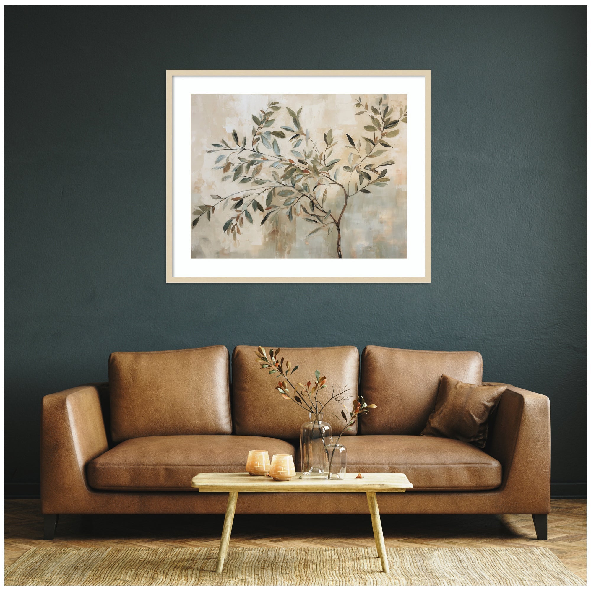 Olive Tree Abstract No. 31 Framed Wall Art Print