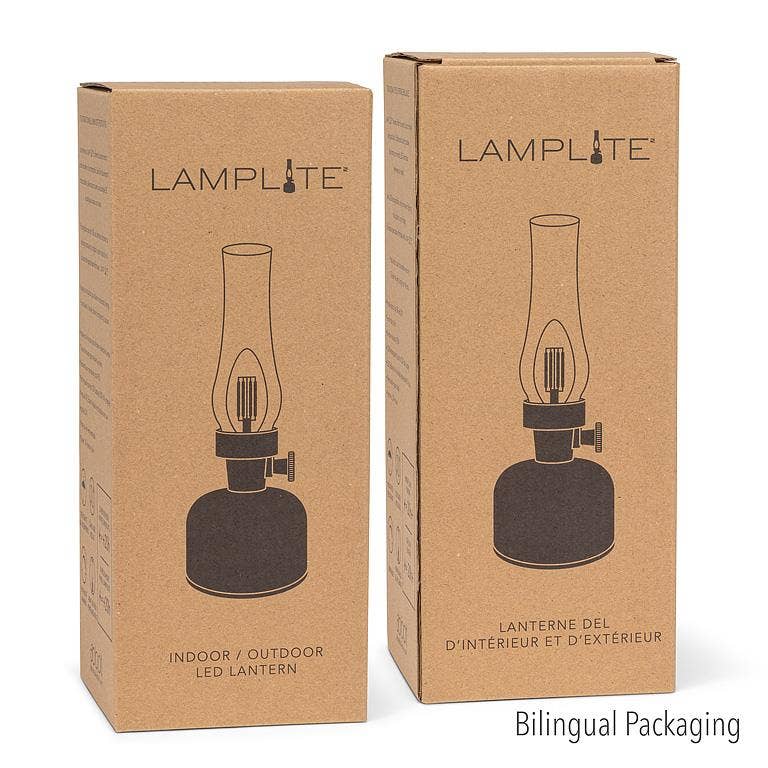 Green rechargeable LED lantern lamp