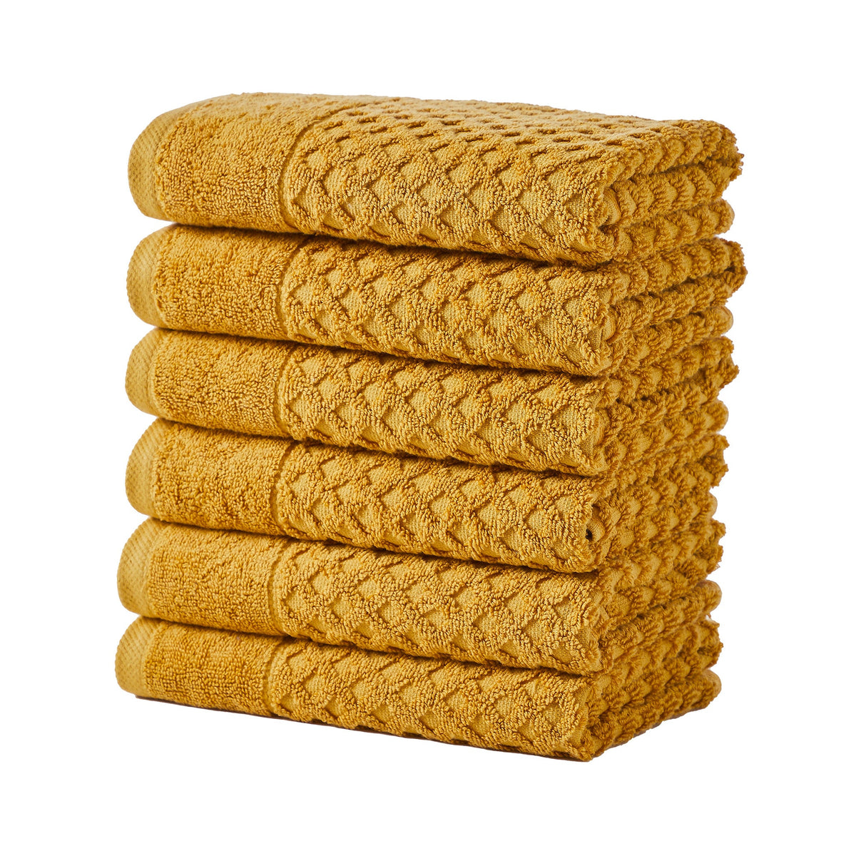 Grayson Cotton Diamond Waffle Towel Collection