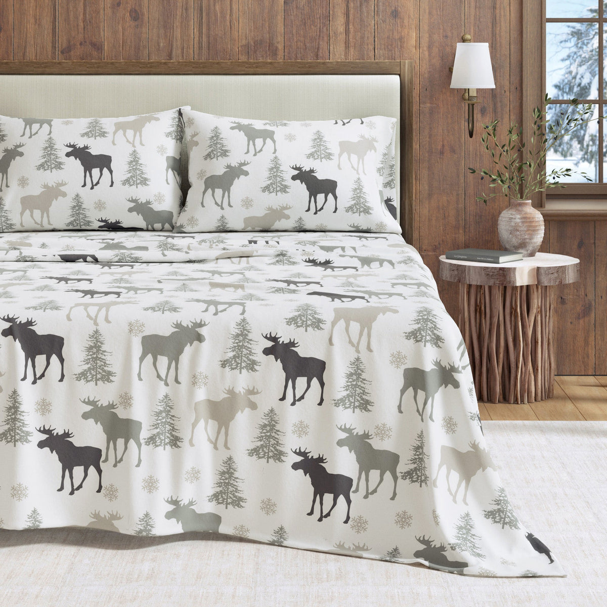 Stratton Turkish Cotton Winter Flannel Sheet Set
