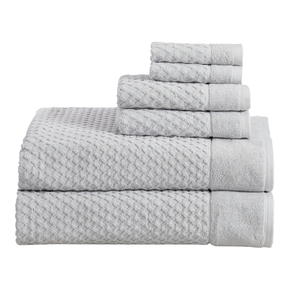Grayson Cotton Diamond Waffle Towel Collection