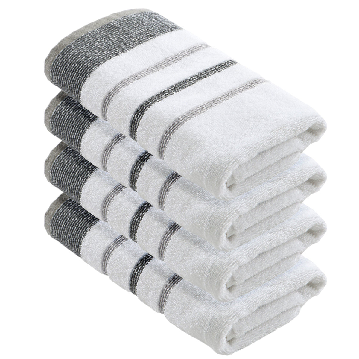 Noelle Decorative Stripe Cotton Towel Collection