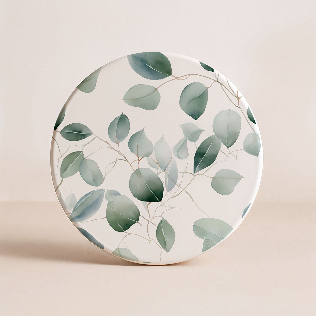 Eucalyptus Ceramic Coasters — Set of 6