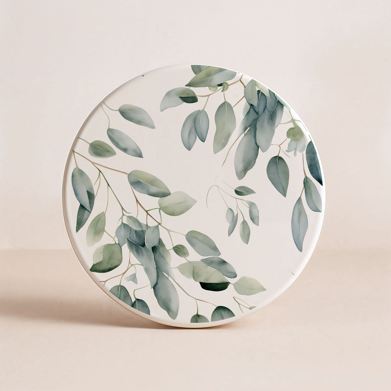 Eucalyptus Ceramic Coasters — Set of 6