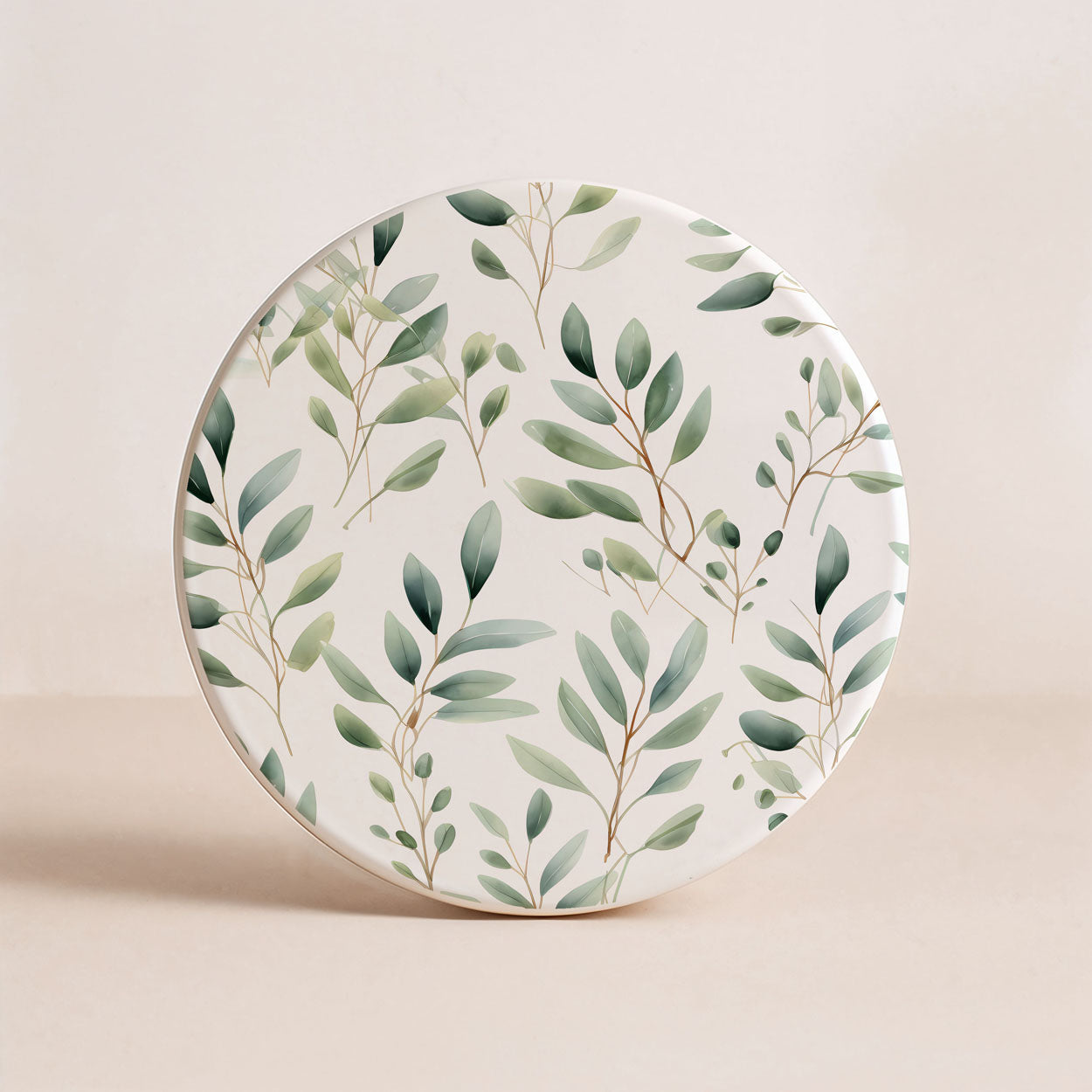 Eucalyptus Ceramic Coasters — Set of 6