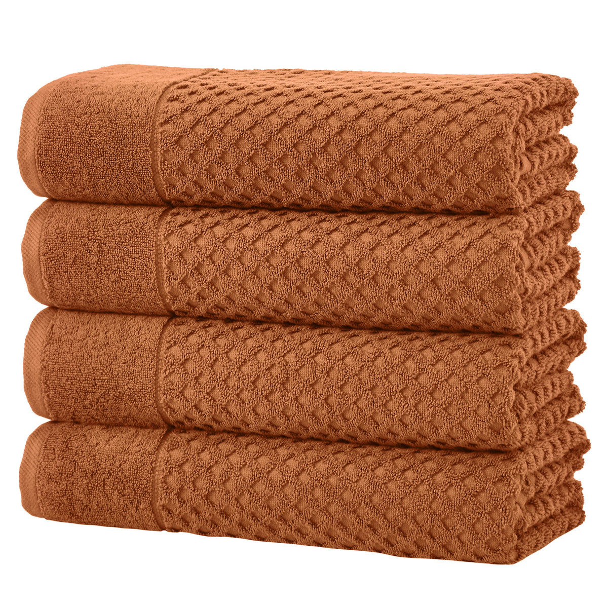 Grayson Cotton Diamond Waffle Towel Collection