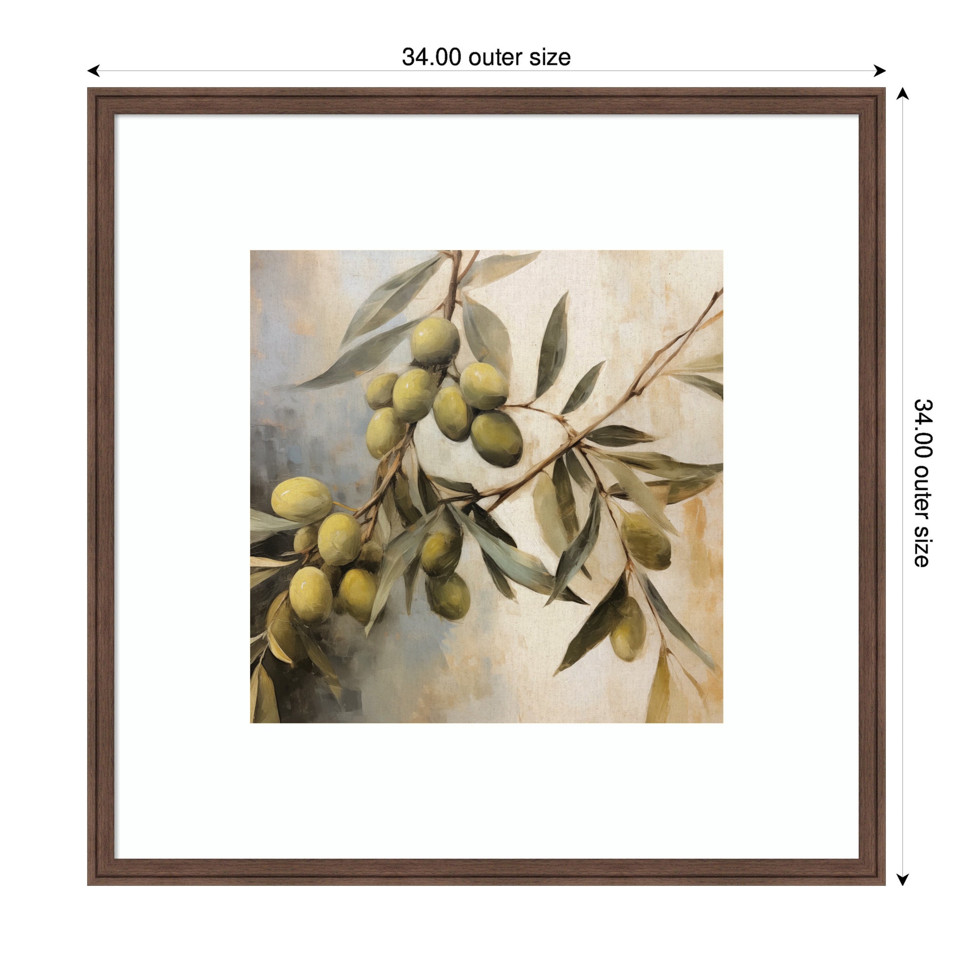 Olive Tree Framed Wall Art Print