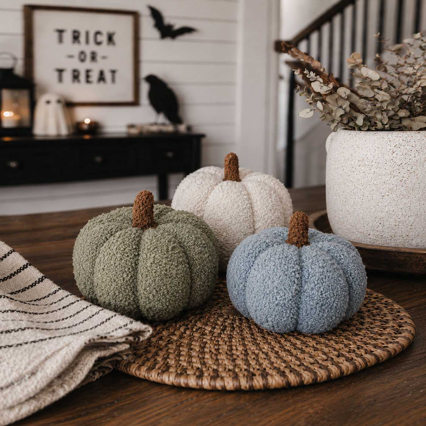 Blair Plush Pumpkin Pillow