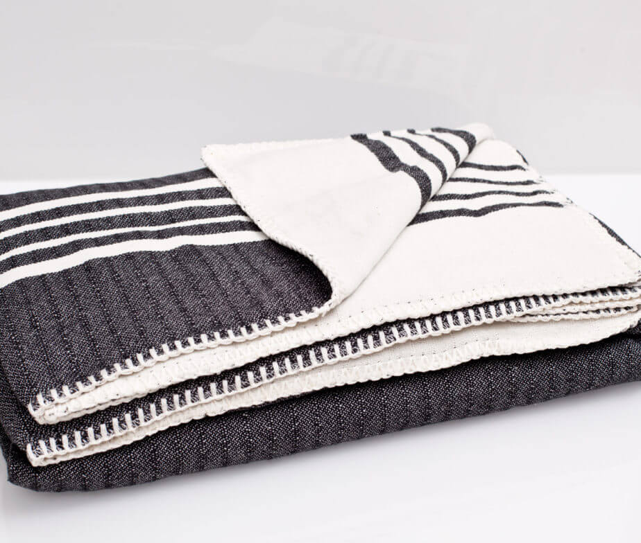 Farmhouse Reversible Cotton Throw – 67 × 88 in