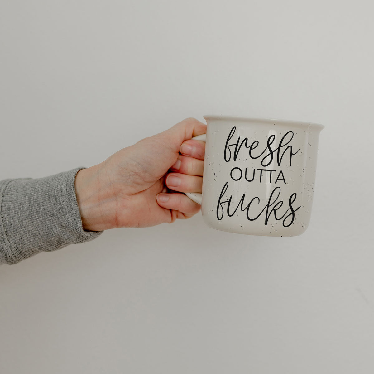 Fresh Outta Fucks 14 oz Ceramic Mug