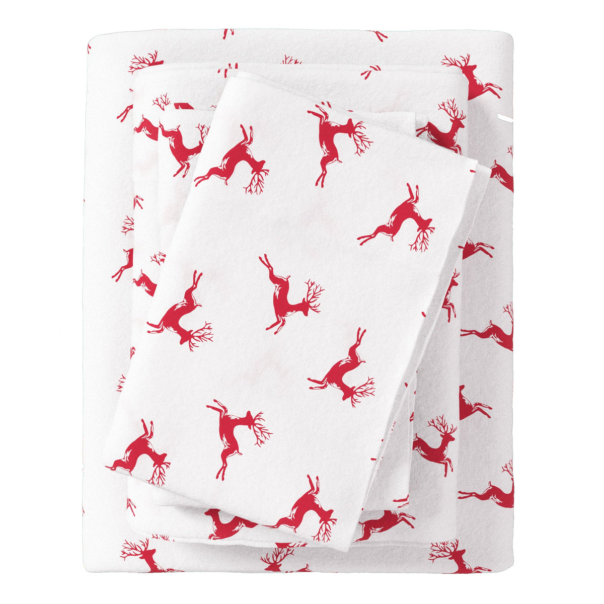 Whittaker Turkish Cotton Christmas Flannel Sheet Set