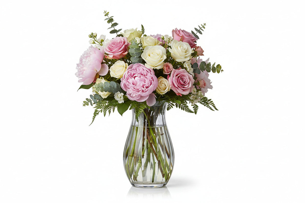 Wavy Glass Vase — 10 or 12 in