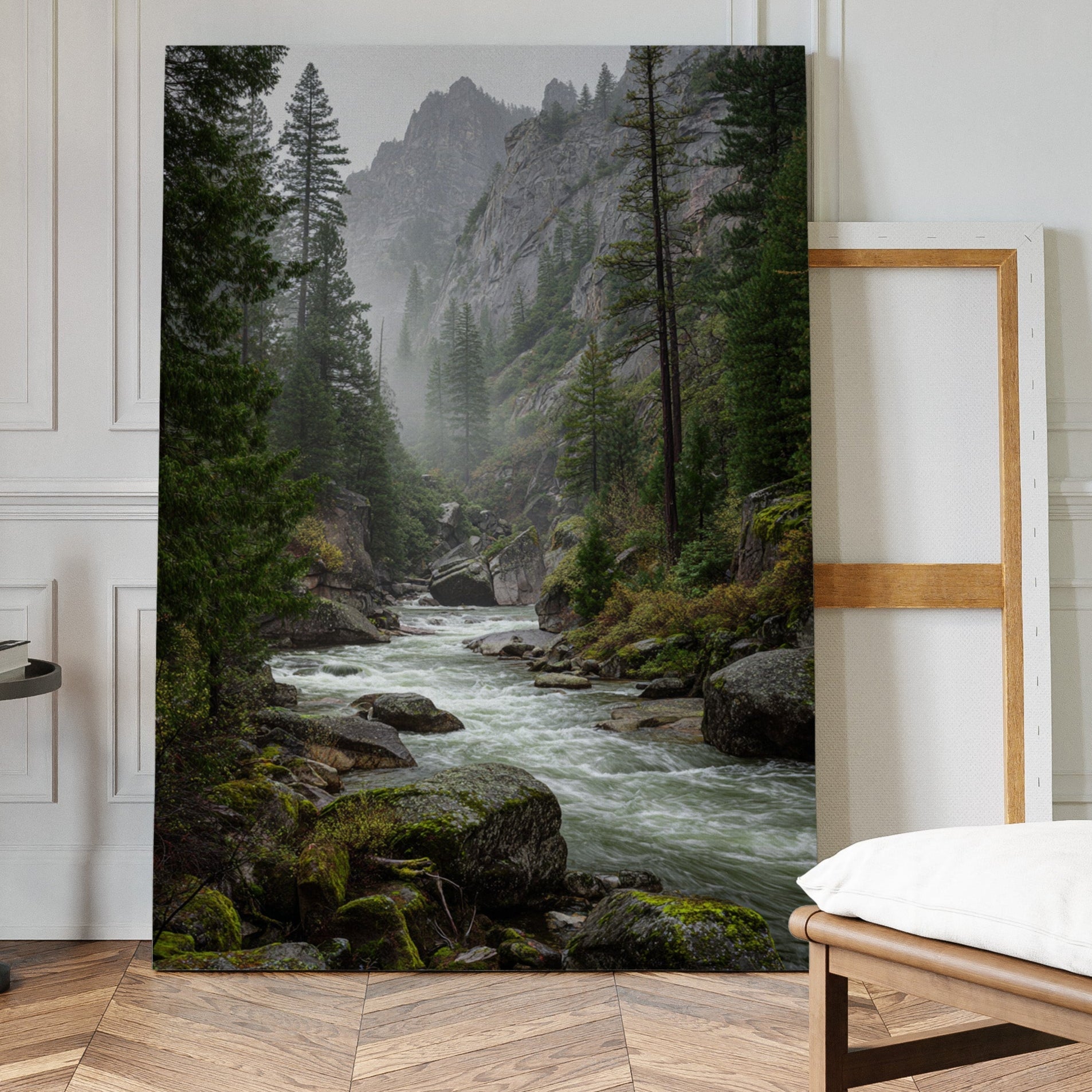 Where Rivers Embrace Stone wall art by Kooly