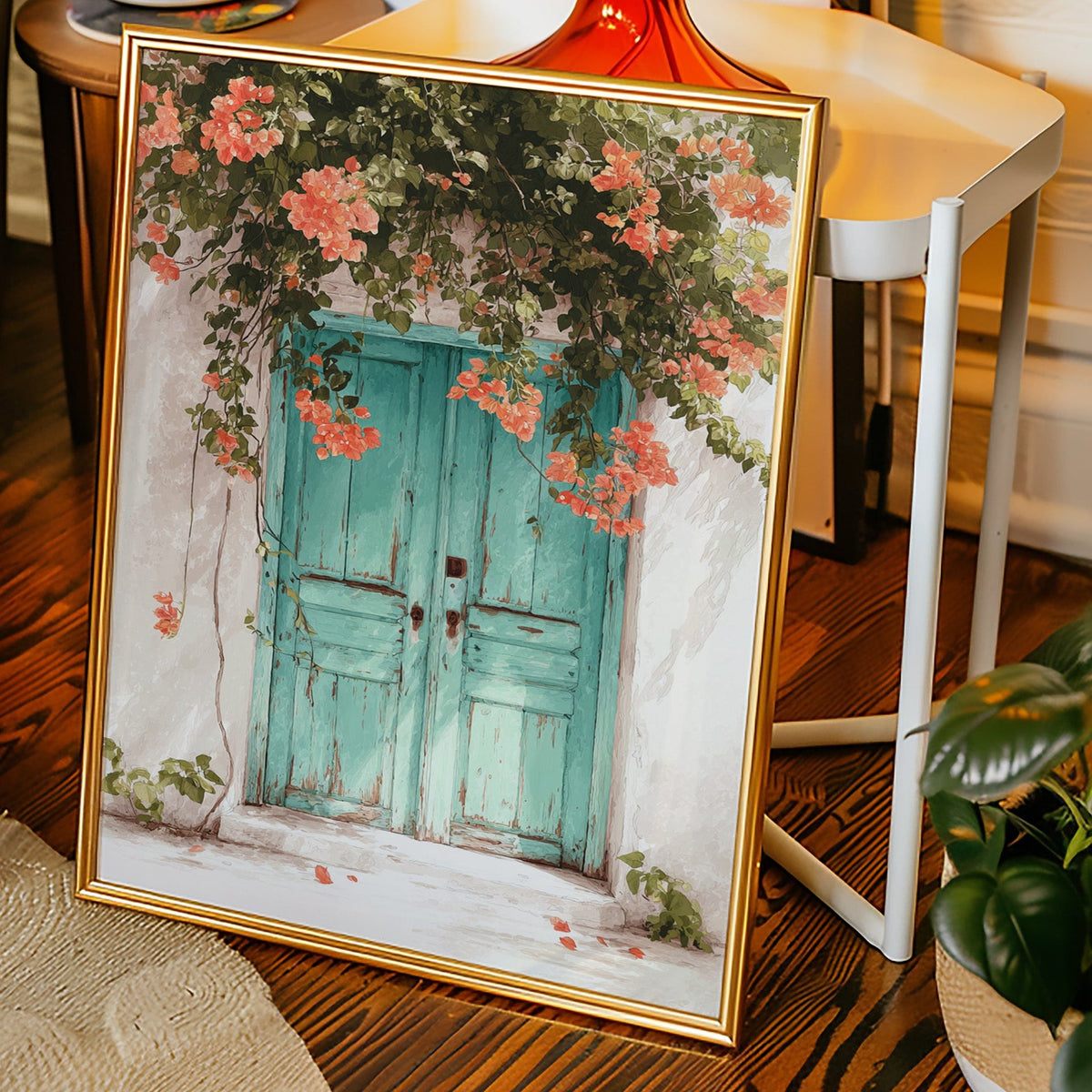 Beneath Blossoms, A Door Awaits wall art by Kooly