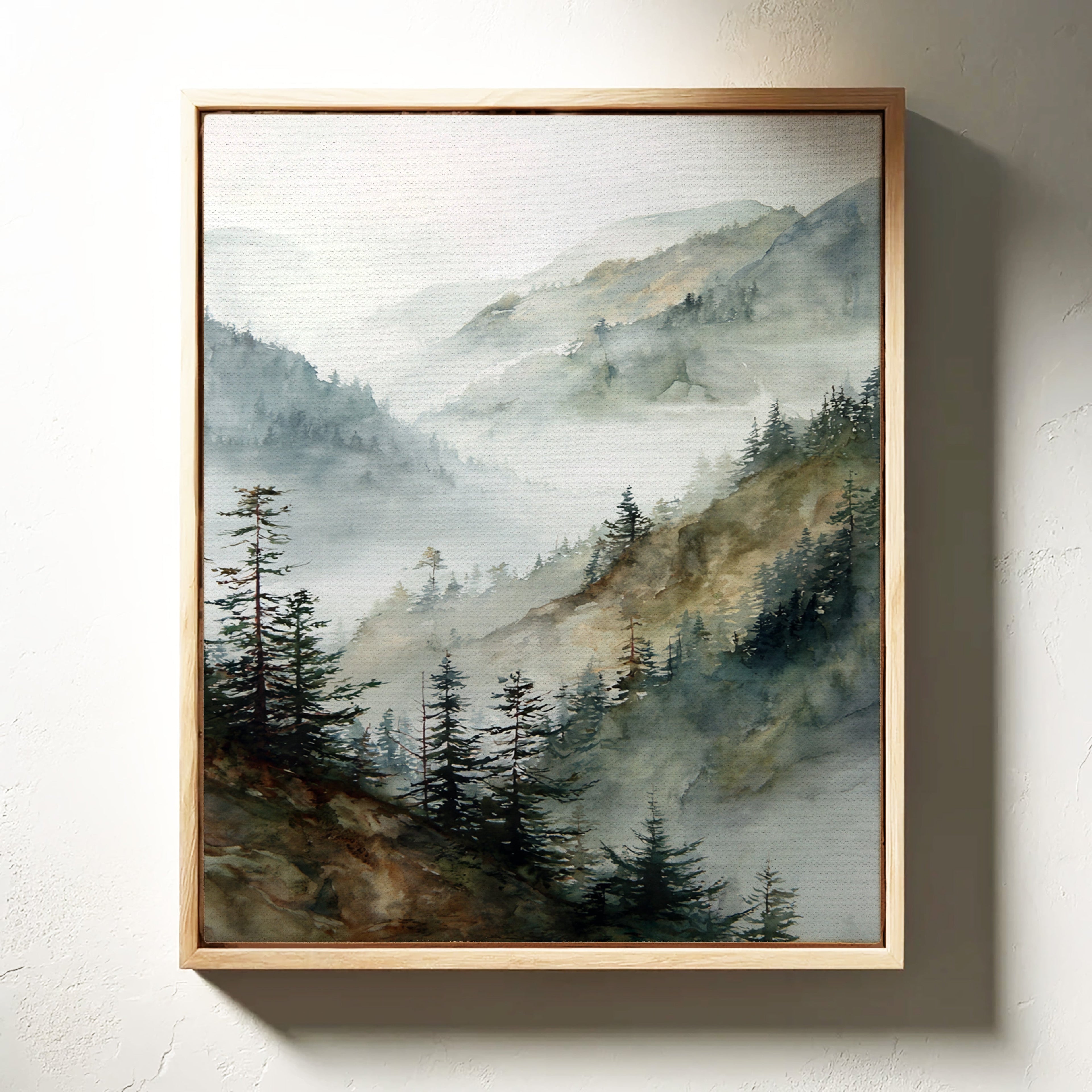 Veils of Mist Among Giants wall art by Kooly