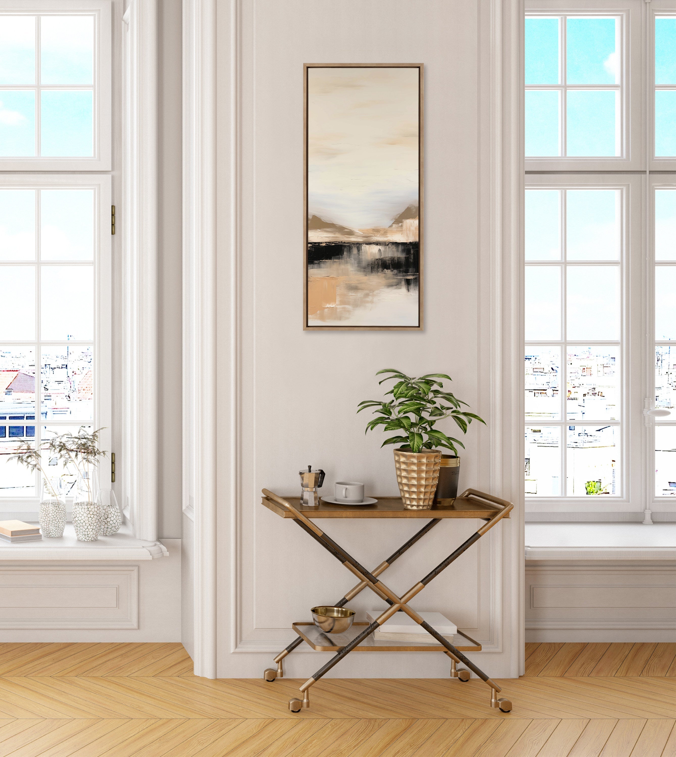 Sylvie Peaceful Landscape II Framed Canvas by Amy Lighthall