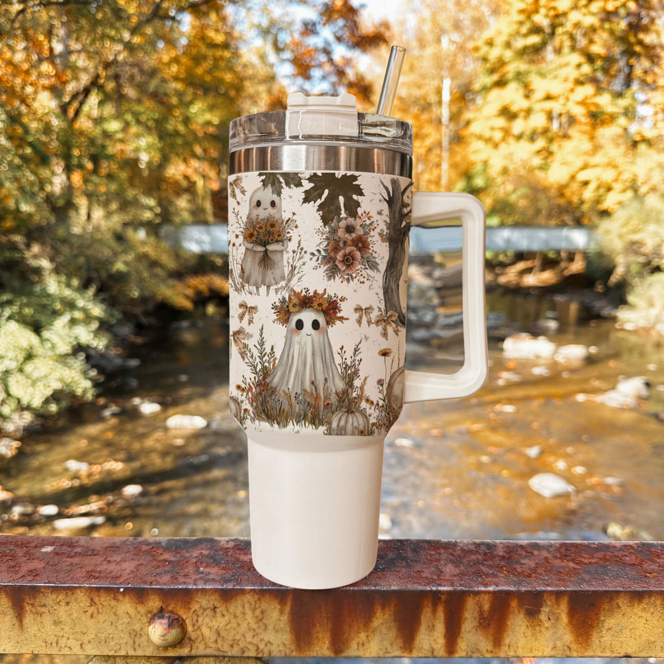 Boho Spooks 40 oz Insulated Tumbler
