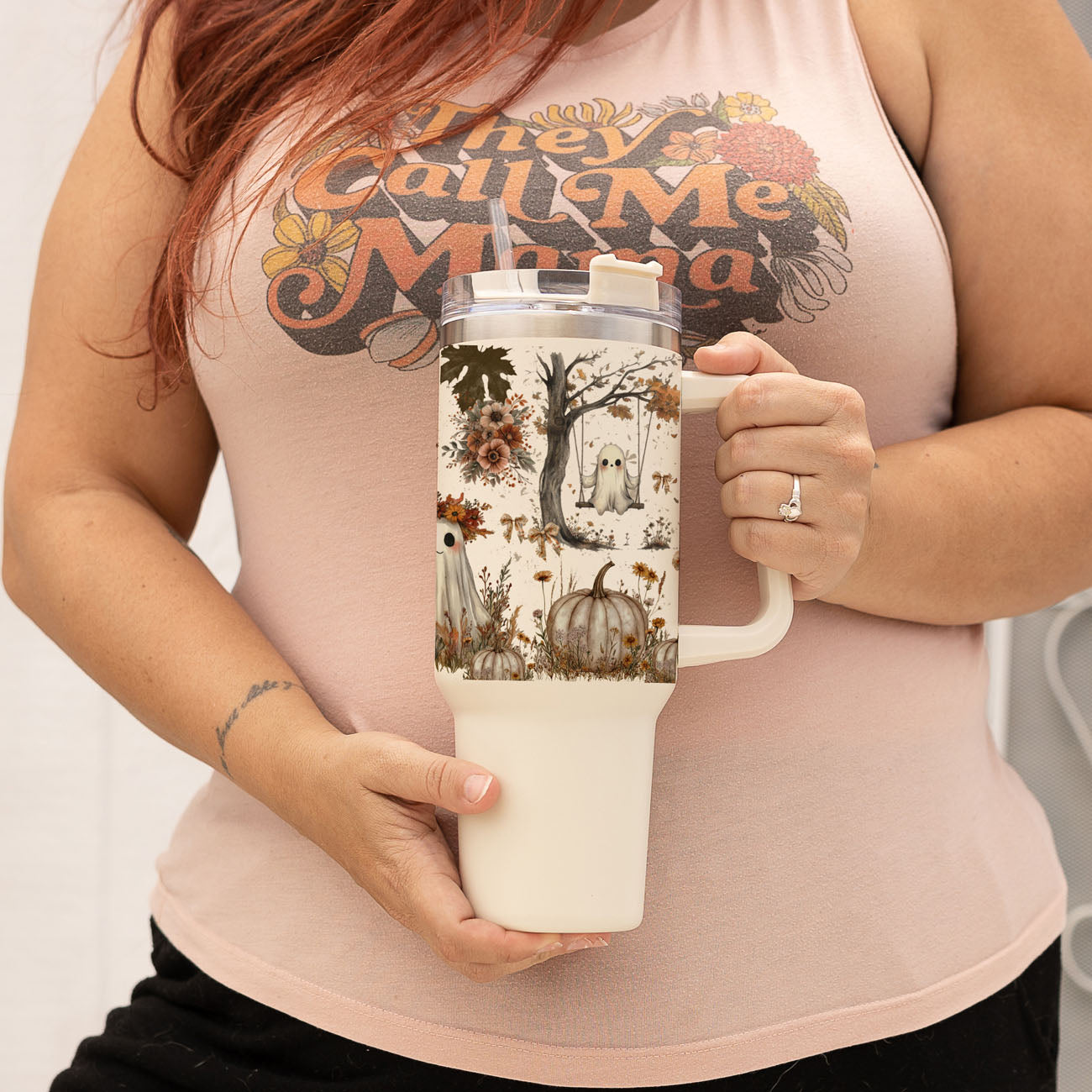 Boho Spooks 40 oz Insulated Tumbler