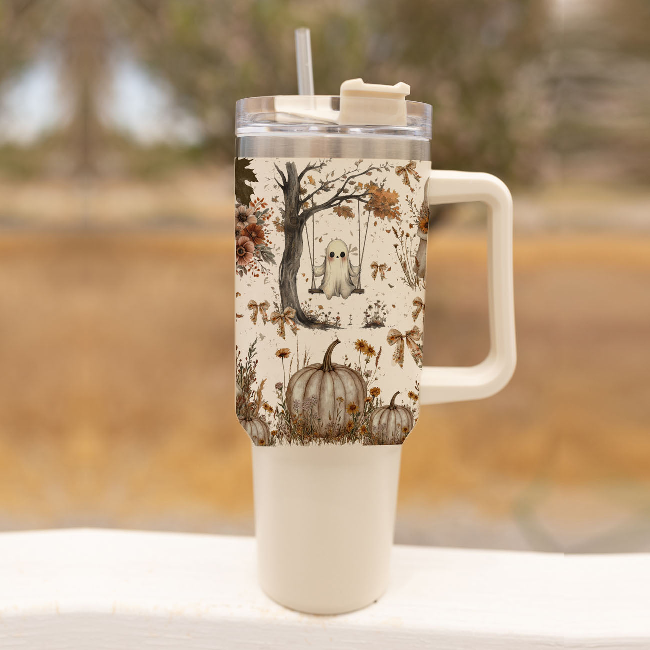 Boho Spooks 40 oz Insulated Tumbler