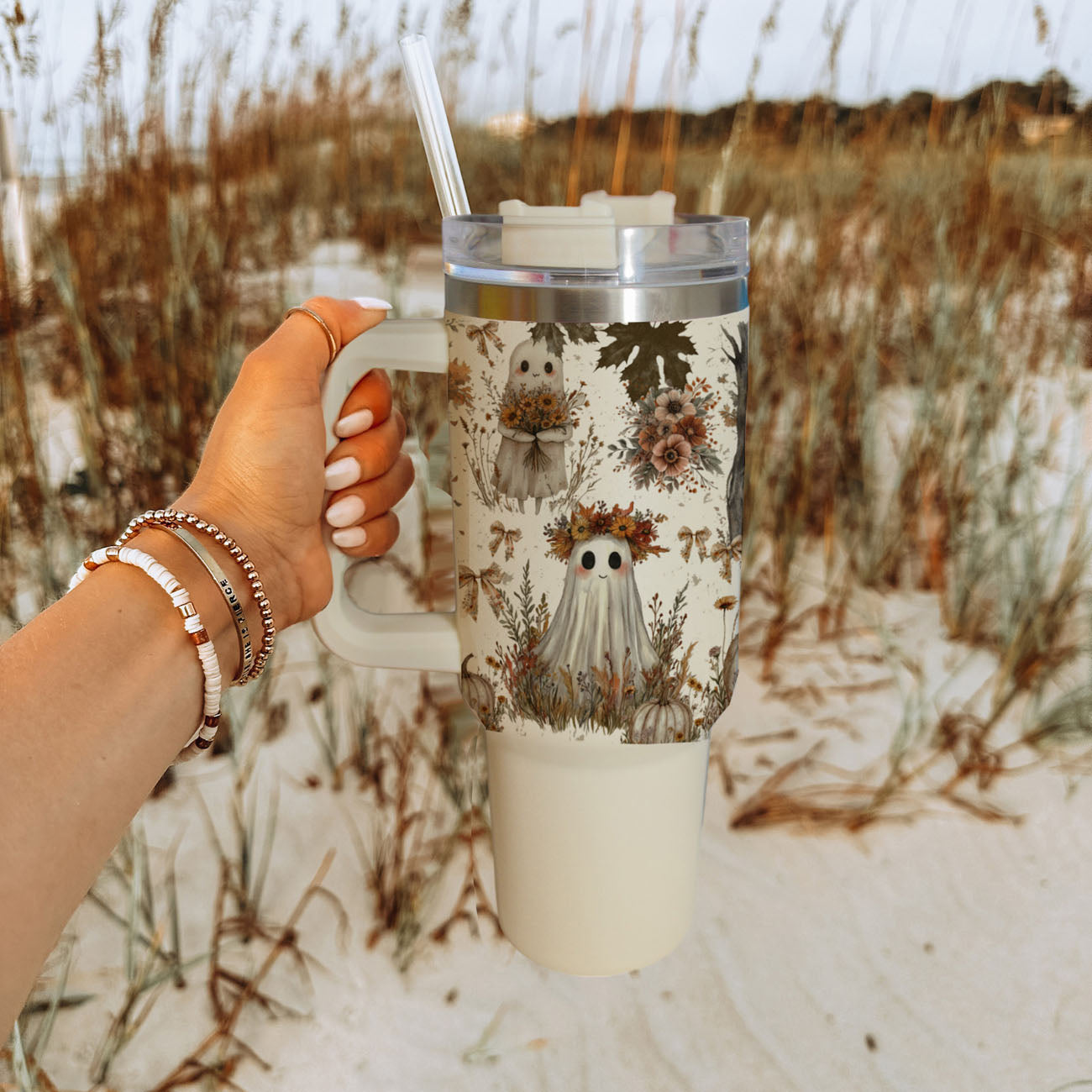 Boho Spooks 40 oz Insulated Tumbler