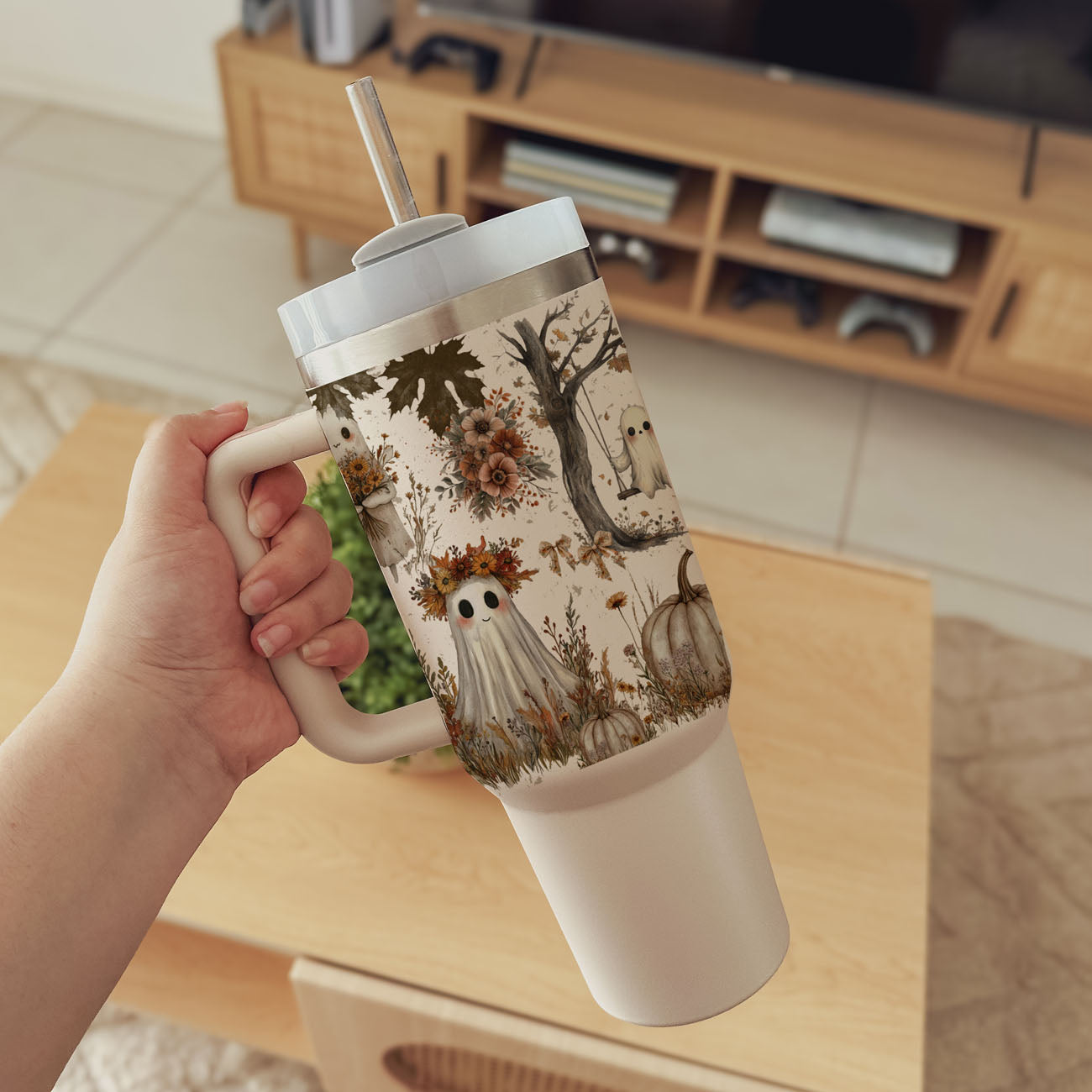 Boho Spooks 40 oz Insulated Tumbler
