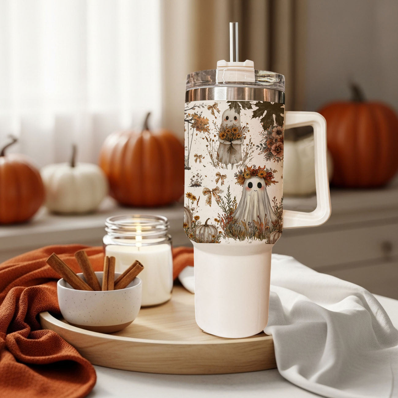 Boho Spooks 40 oz Insulated Tumbler