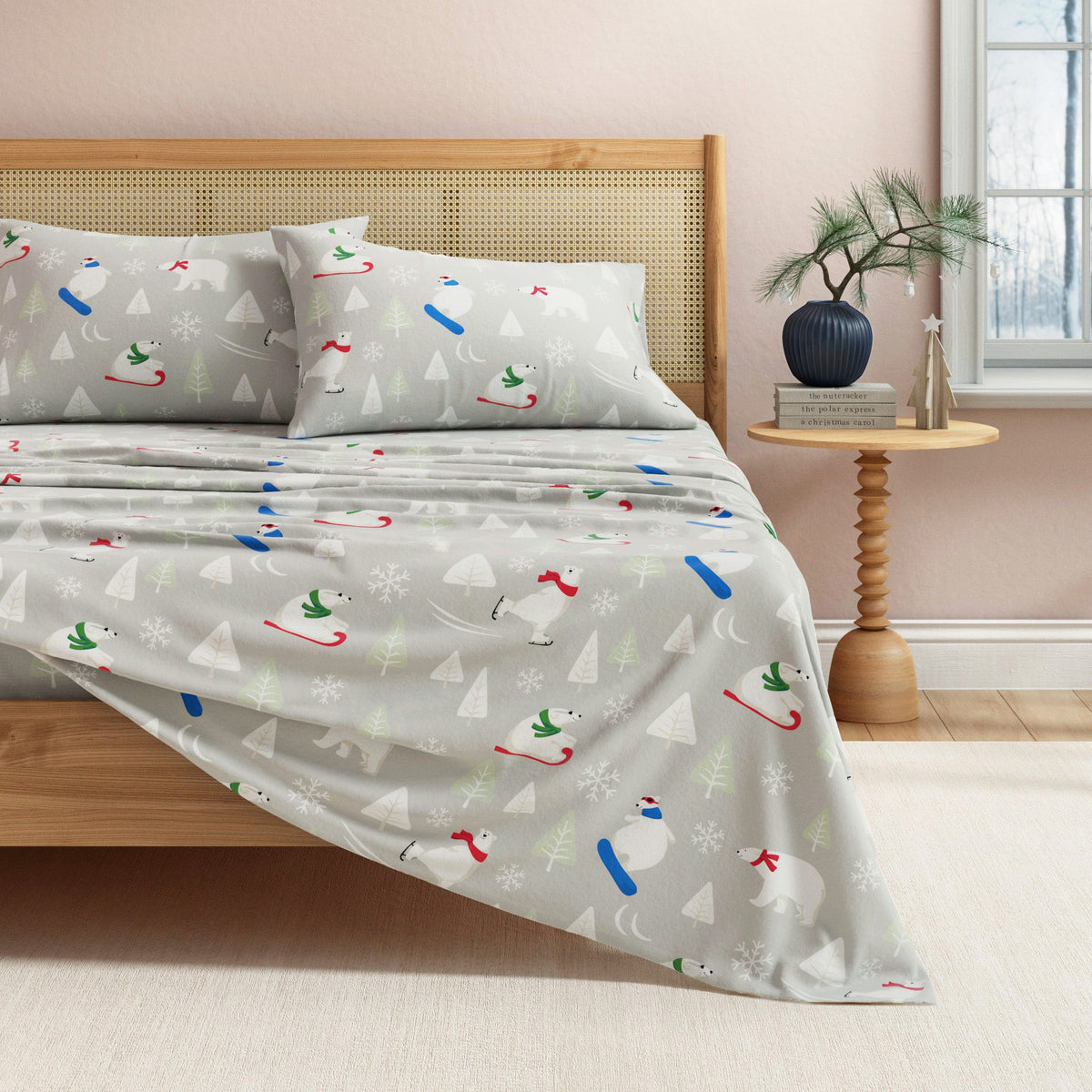 Stratton Turkish Cotton Winter Flannel Sheet Set