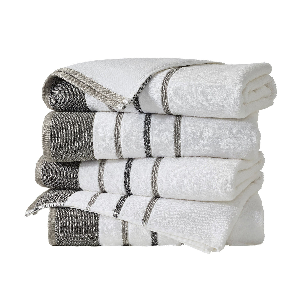 Noelle Decorative Stripe Cotton Towel Collection