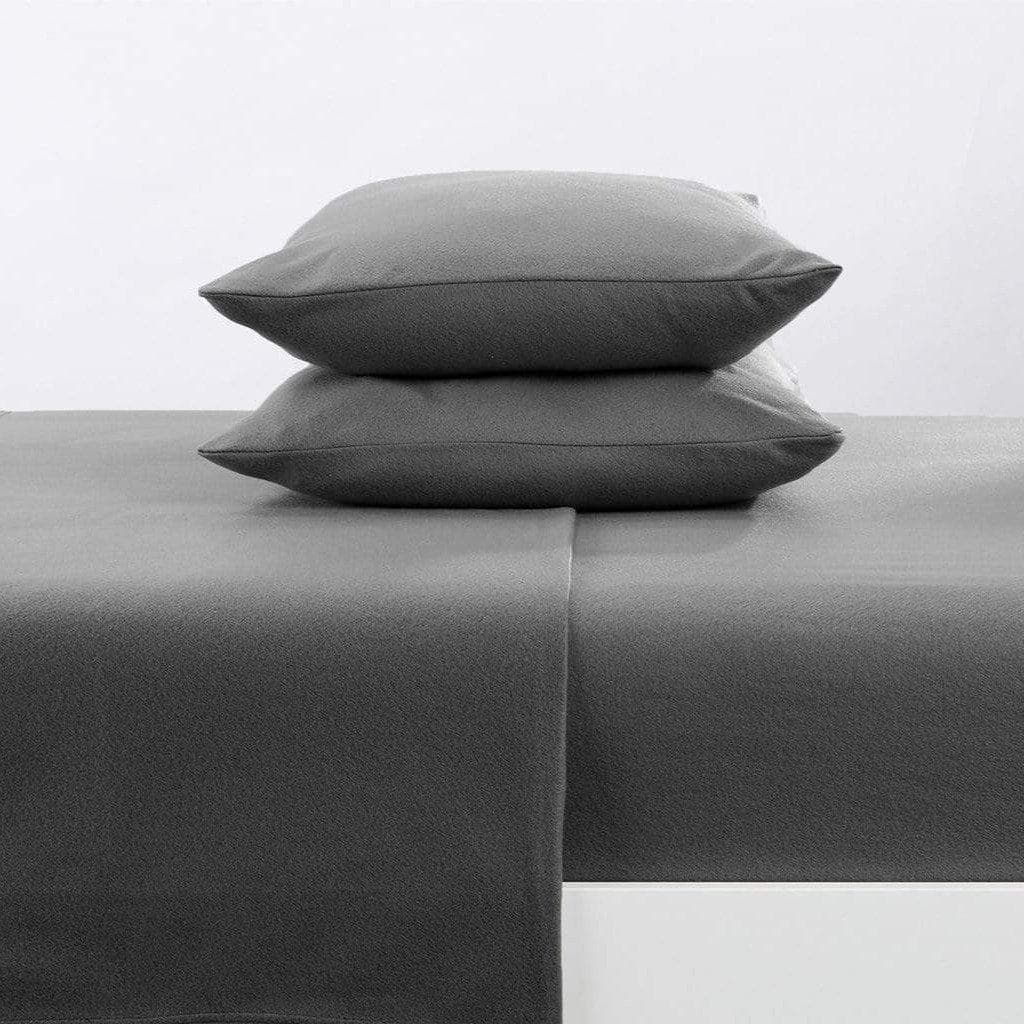 Christina Solid Fleece Sheet Set