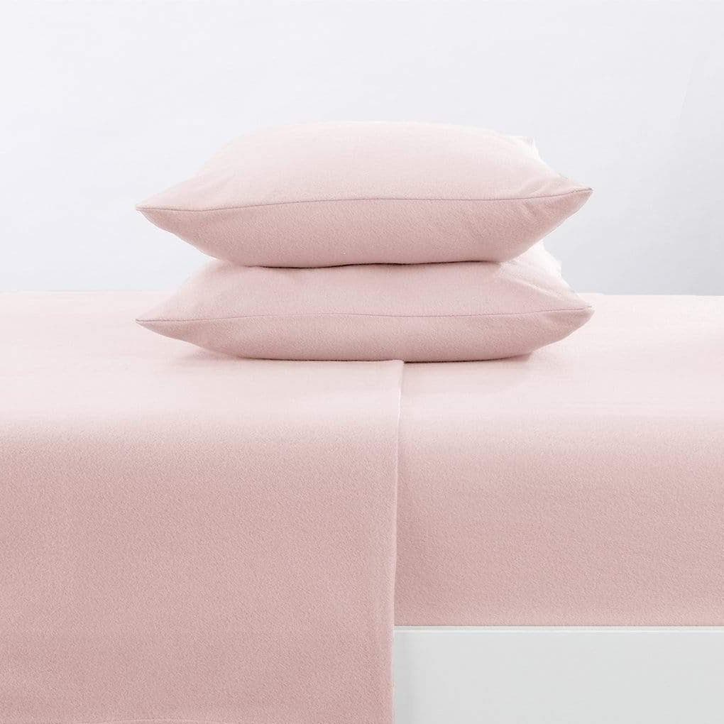 Christina Solid Fleece Sheet Set