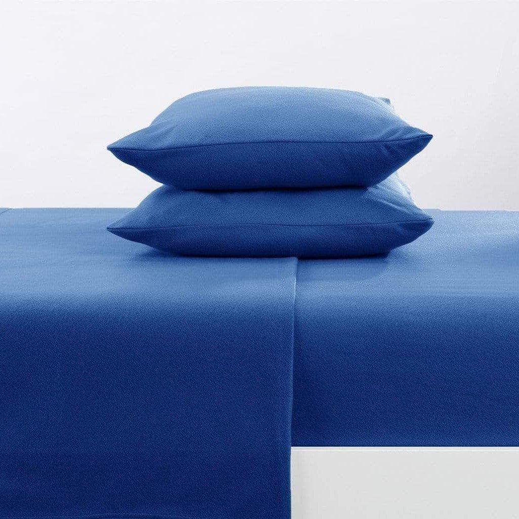 Christina Solid Fleece Sheet Set
