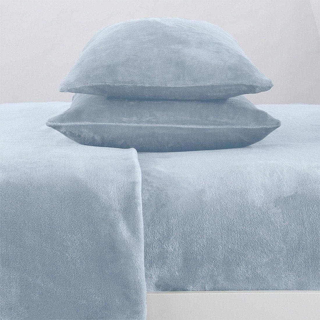 Velvet Luxe Solid Plush Sheet Set
