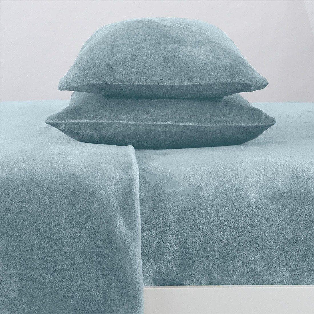 Velvet Luxe Solid Plush Sheet Set