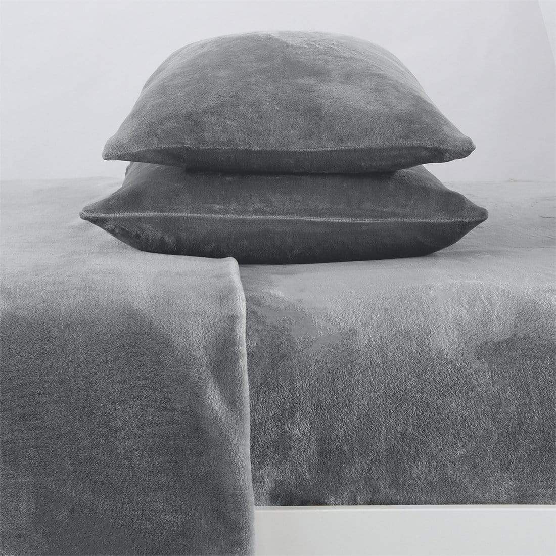 Velvet Luxe Solid Plush Sheet Set